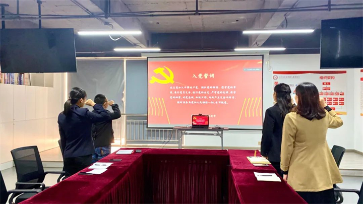 聚焦党的二十大｜鑫桥税务师事务有限公司党支部开展“听党话，跟党走”主题党日联建活动(图3)