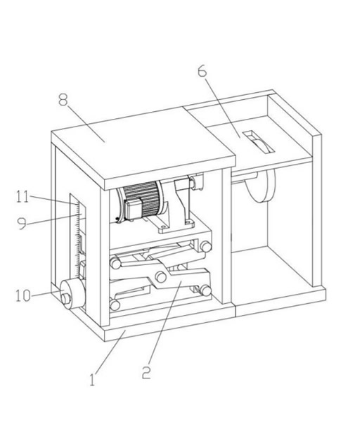 小型变压器铁芯打磨装置(图1)