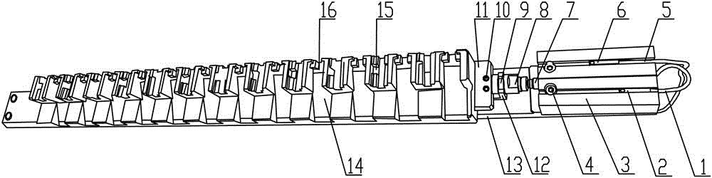 变压器绕线机的双工位切换上料机构(图1)